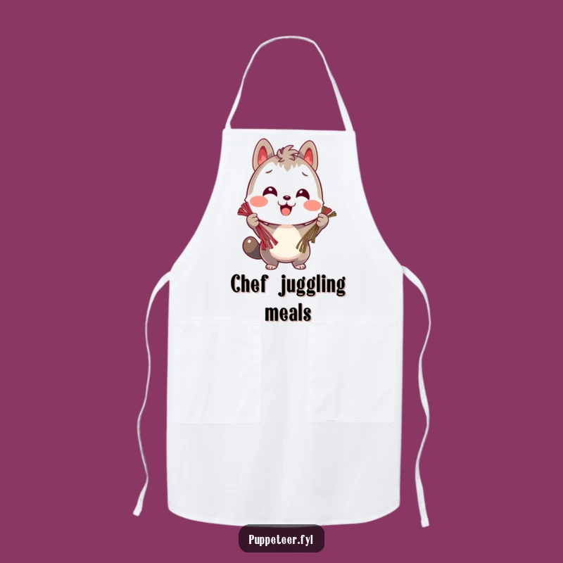 Funny Kitchen Manager Apron - Cheerful Animal Multi-Tasking Accessory Gift