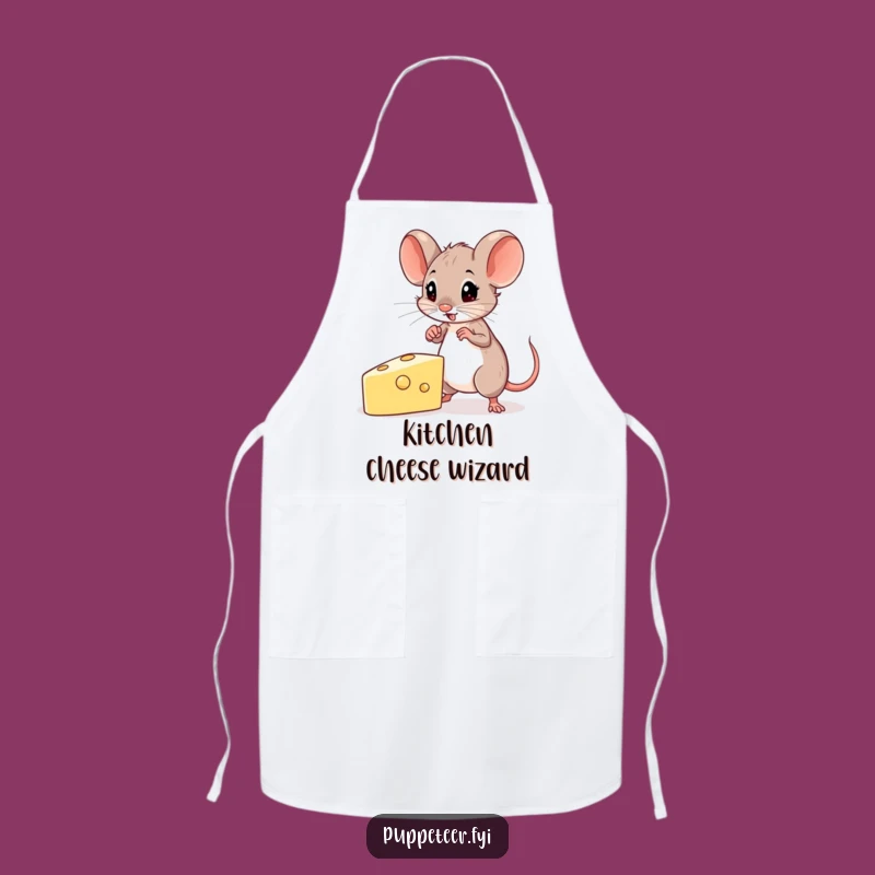 Funny Mouse Kitchen Apron: Master Chef Mouse, Determined Cooking Gift