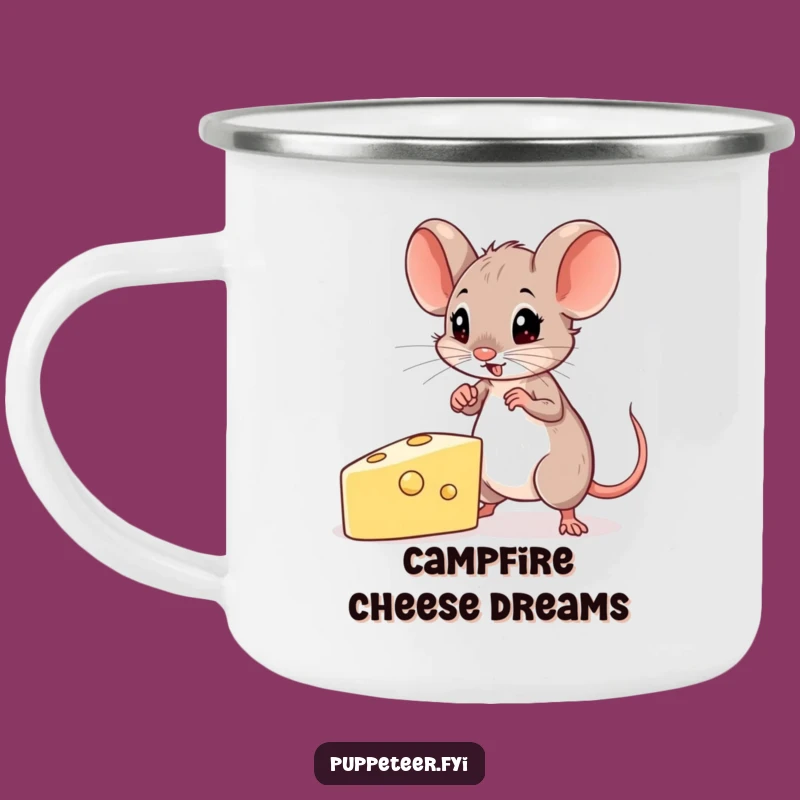 Funny Mouse Camping Mug: Determined Leader, Outdoors and Skillful Gift