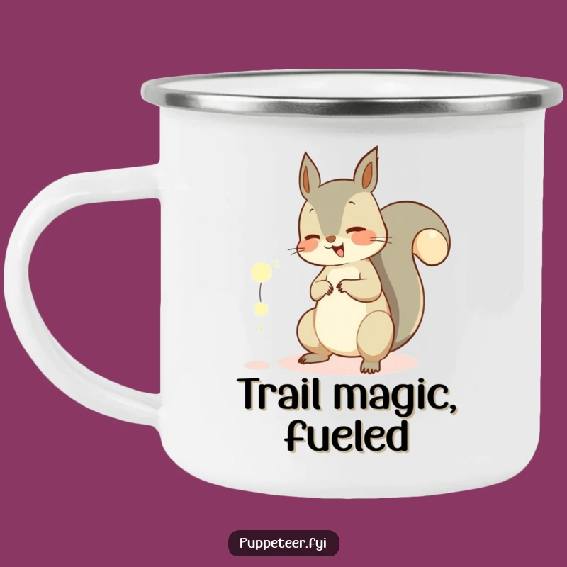 Funny Squirrel Orb Camping Mug - Giggling Pet for Magical Adventures