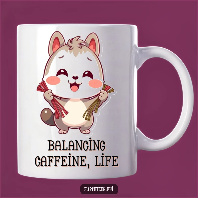 Funny Multi-Tasker Mug - Cheerful Animal String Master Funny Gift