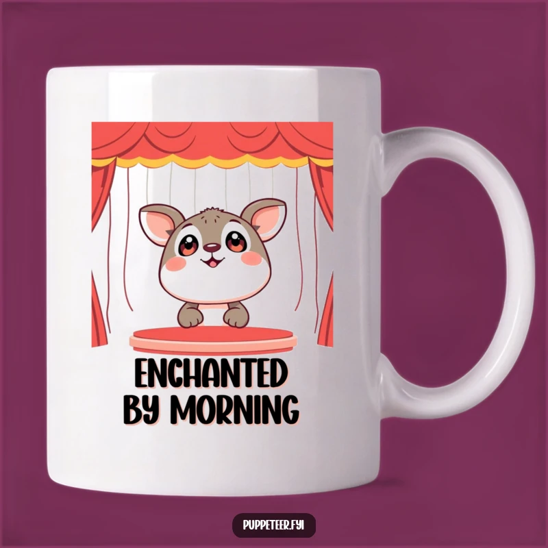 Funny Happy Animal Puppet Fan Mug - Adorable Eye-Catching Gift for Shows