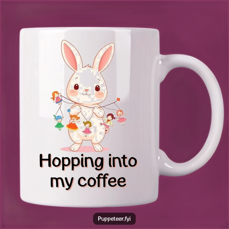 Funny Rabbit Doll Master Mug - Playful Choreography Gift!