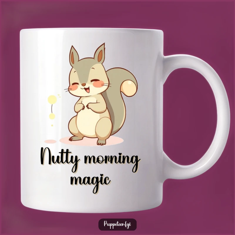 Funny Squirrel Orb Mug - Giggling Pet Gift for Magical Moments