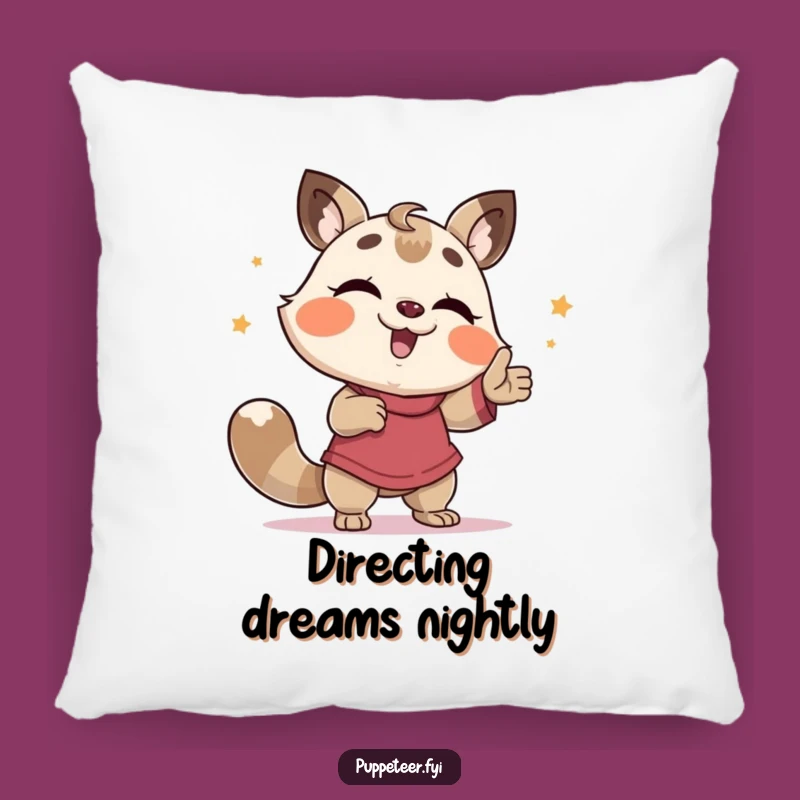 Funny Giggling Animal Puppet Lover Pillow - Cozy Comedic Animal Decor Gift