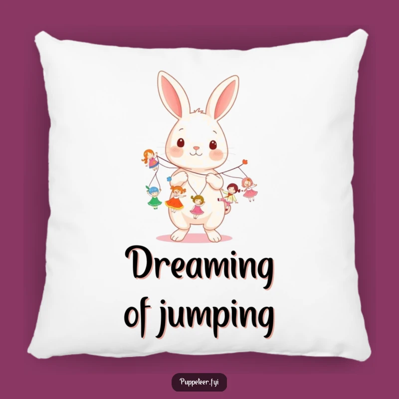 Funny Rabbit Doll Master Pillow - Cozy Dance Companion!