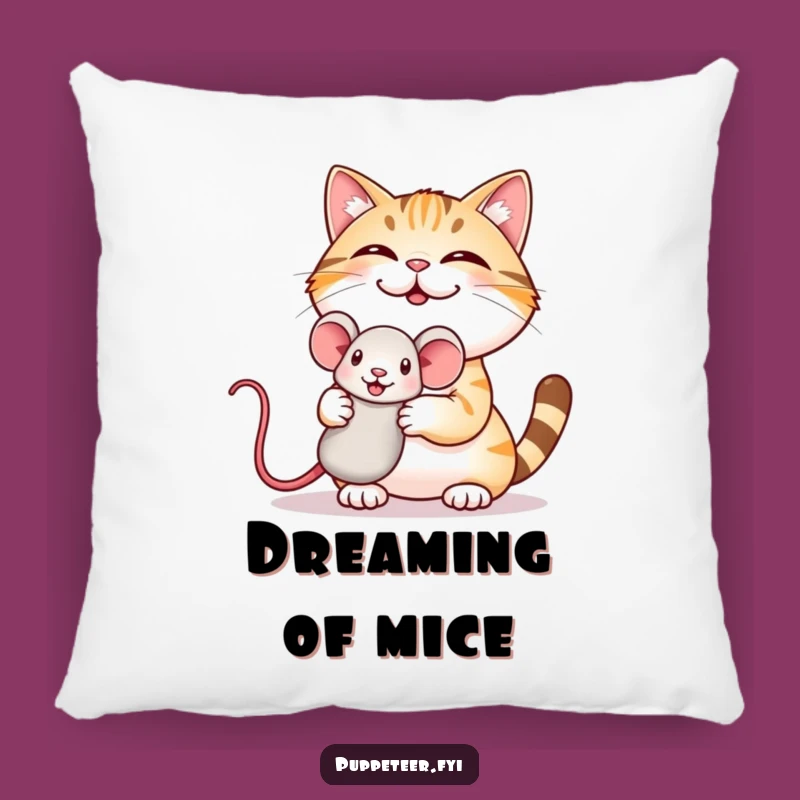 Funny Cat Puppet Pillow: Giggling Cat, Cozy Comedy