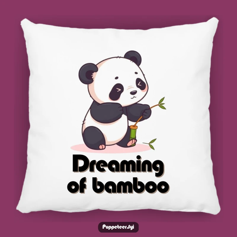 Funny Panda Puppet Pillow: Cozy Comfort with Playful Panda's Artistry!