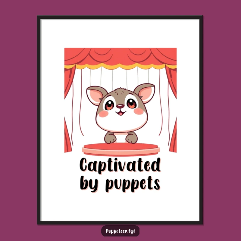 Funny Happy Animal Puppet Show Digital Art - Instant Joyful Decor Gift