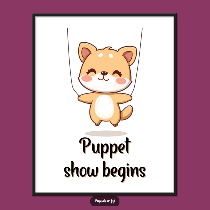 Funny Animal Puppet Master Digital Art: Instant Playful Fun!