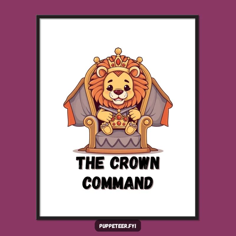Instant Lion Puppet Master Digital Art: Royal Direction!