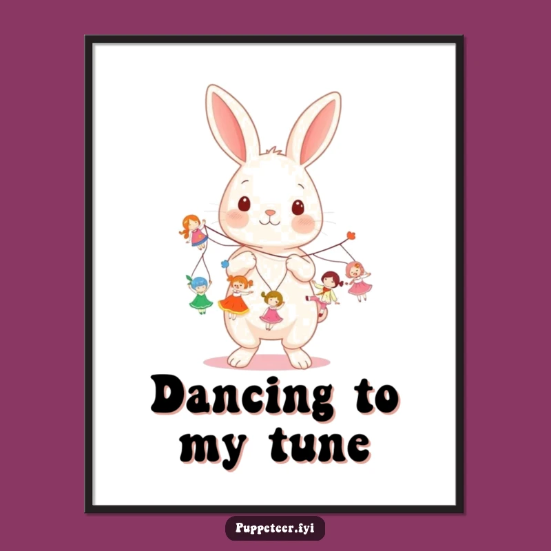 Funny Rabbit Doll Master Poster - Whimsical Wall Art!