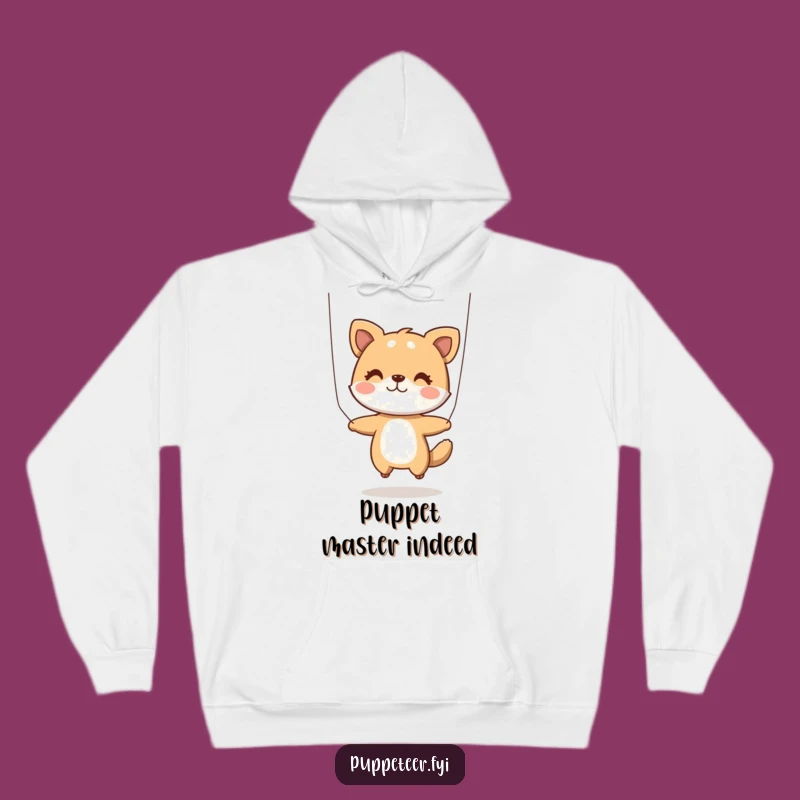 Funny Animal Puppet Master Hoodie: Cozy Up with Playful Strings!