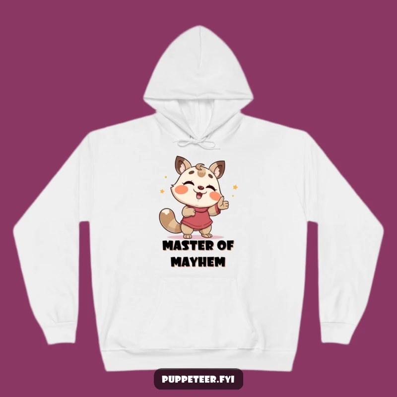 Funny Giggling Animal Puppet Show Hoodie - Cozy Comedic Animal Wear Gift