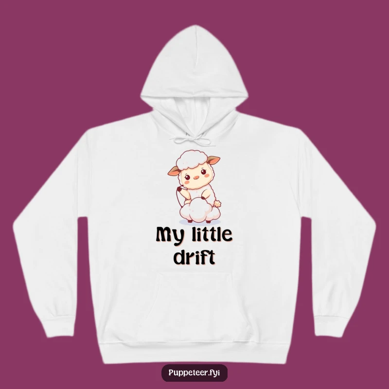 Funny Sheep Cloud Hoodie: Cozy Up with Beaming Sheep's Sky Adventure!