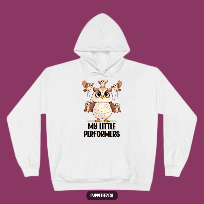 Funny Surprised Owl Acrobatics Hoodie: Cozy Up to Astonishing Performances
