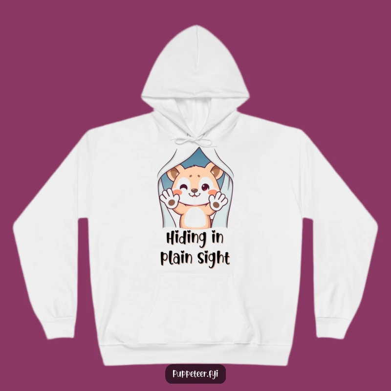 Funny Animal Prankster Hoodie - Mischievous Puppet Hands Surprise Warm Gift