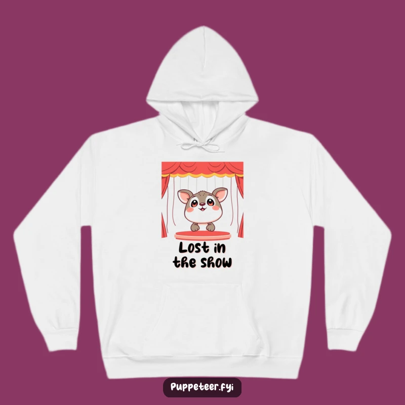 Funny Happy Animal Puppet Show Hoodie - Cozy Gift for Show Enthusiasts