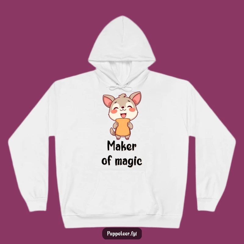 Funny Proud Animal Creator Hoodie - Cozy Gift for Puppet Makers