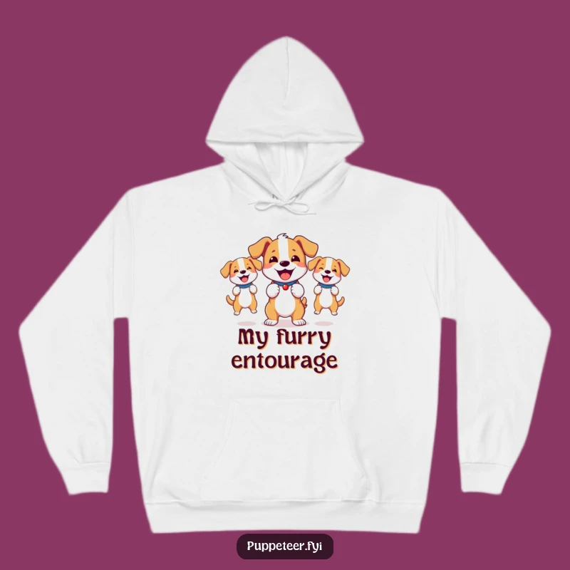 Funny Bouncy Dog Puppet Master Hoodie: Cozy Up to Endless Play