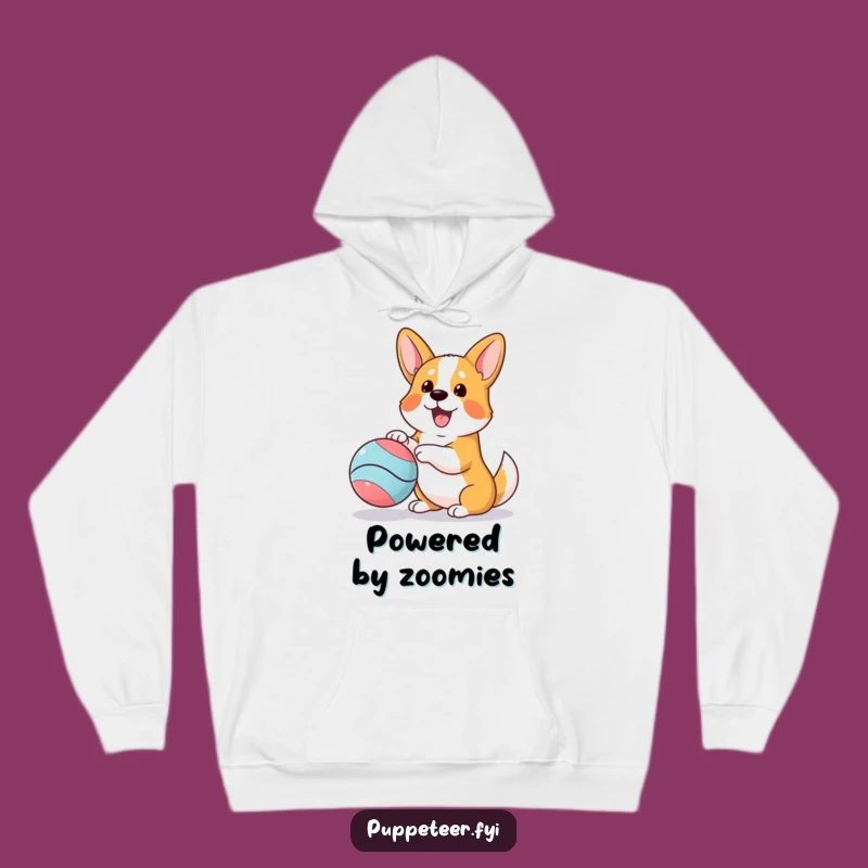 Cozy Funny Corgi Ball Puppet Hoodie: Warmth and Wags Guaranteed