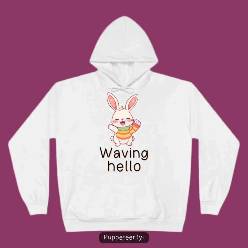 Cozy Funny Rabbit Sock Puppet Hoodie: Stay Warm and Giggly, A Delightful Funny Gift!