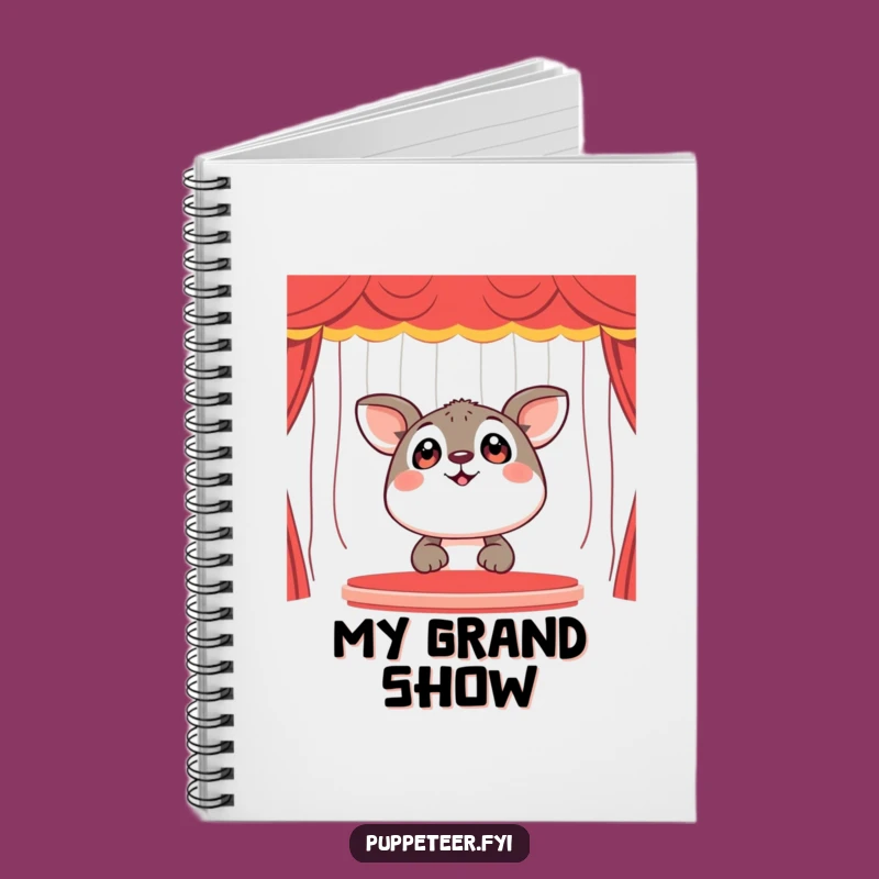 Funny Happy Animal Puppet Show Notebook - Joyful Journal Gift
