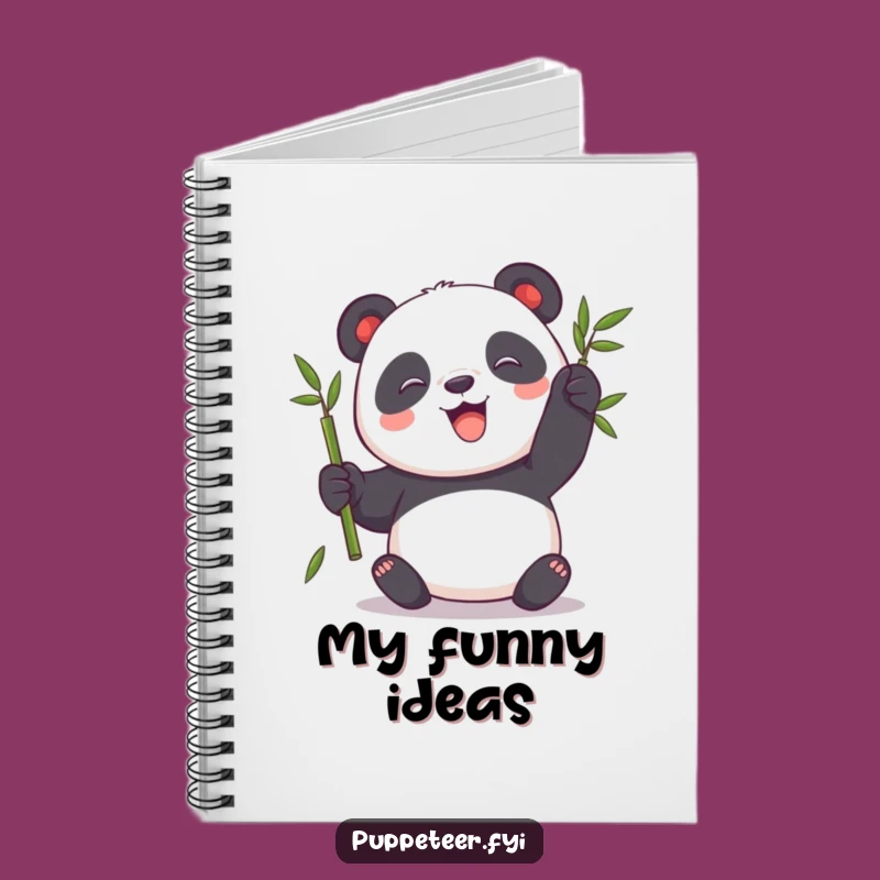 Funny Panda Notebook: Journal for Playful Souls, Cute and Humorous Gift
