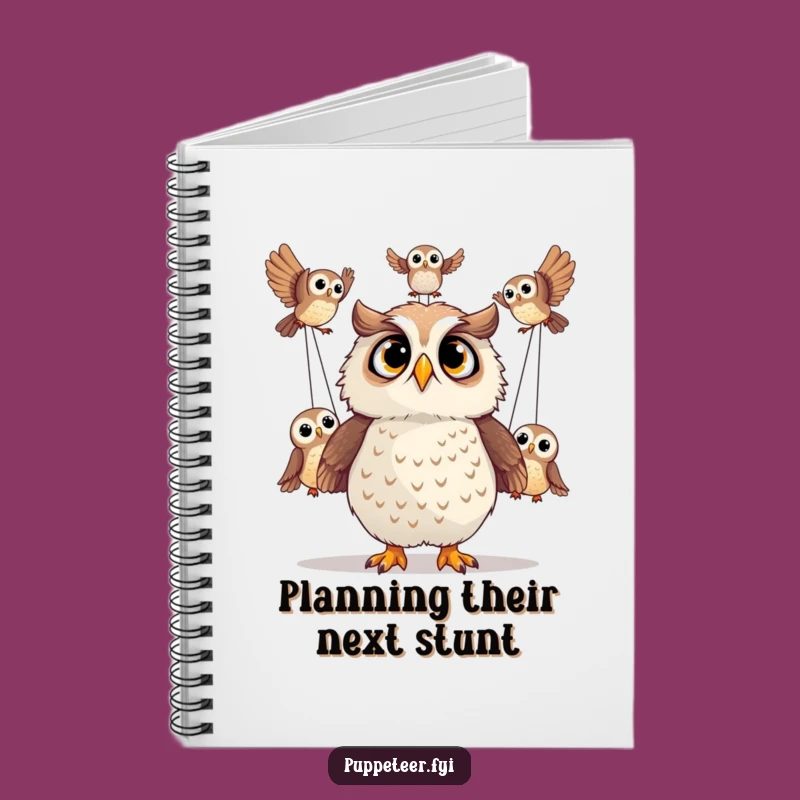Funny Surprised Owl Acrobatics Notebook: Jot Down Your Awe-Inspiring Ideas