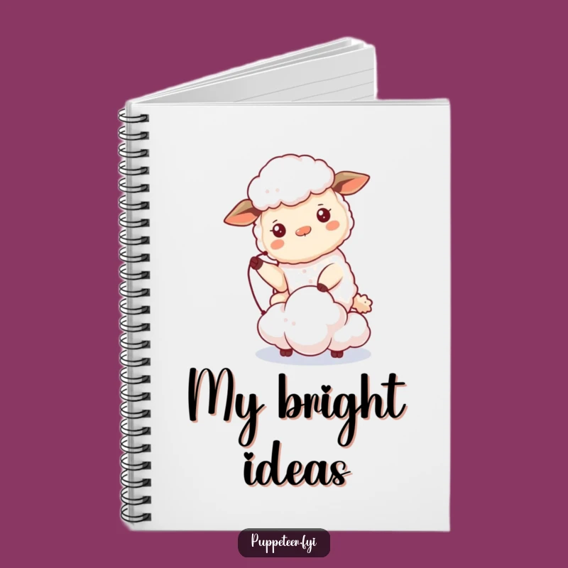 Funny Sheep Cloud Notebook: Jot Down Ideas with Beaming Sheep's Inspiration!
