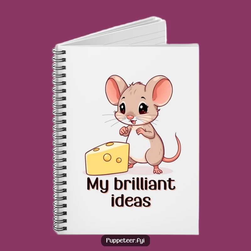 Funny Mouse Notebook: Journal for Determined Thinkers, Skillful and Practical Gift