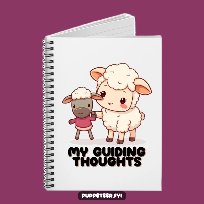 Funny Guiding Sheep Notebook: Jot Down Your Kindness with This Cute Journal
