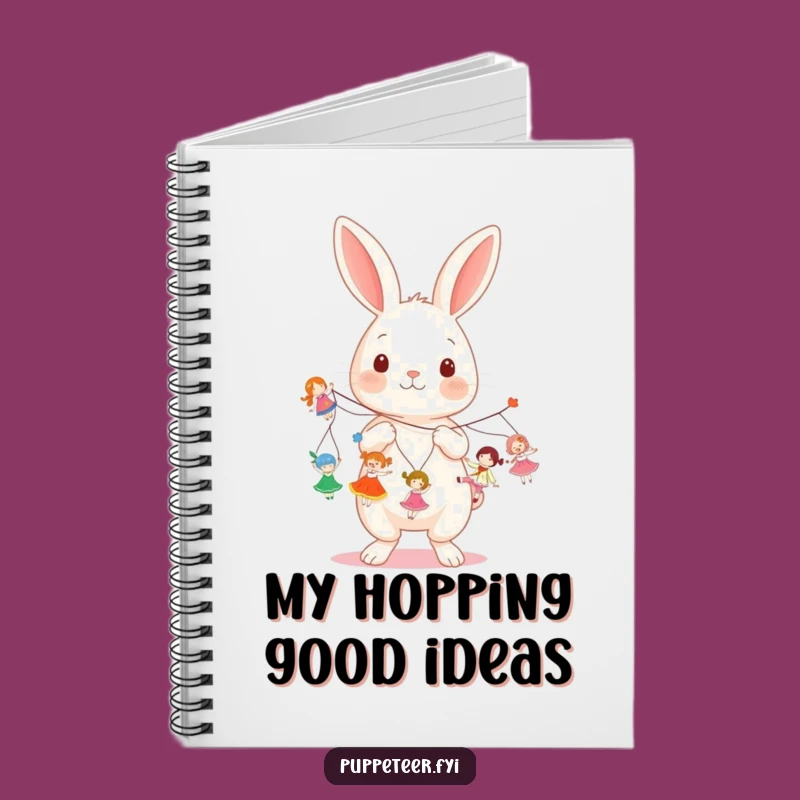 Funny Rabbit Doll Master Notebook - Plan Your Dance Moves!