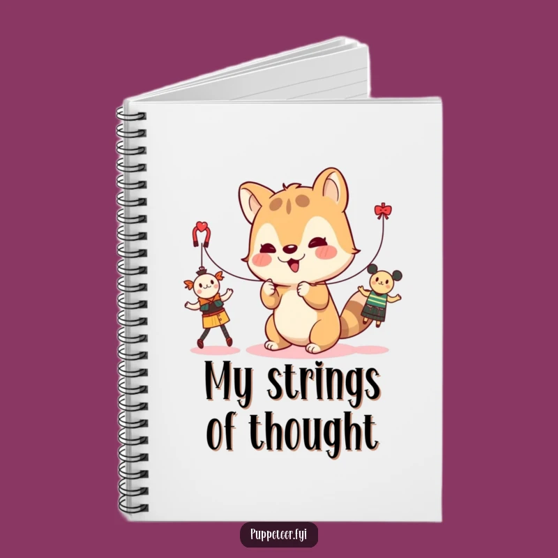 Funny Toy Master Notebook - Journal Your Ideas with Cute Animal Character Gift