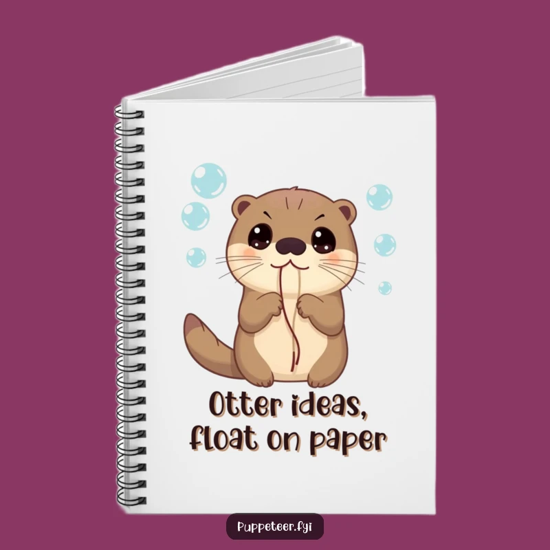 Funny Otter Bubbles Notebook: Jot Down Ideas with Curious Flair
