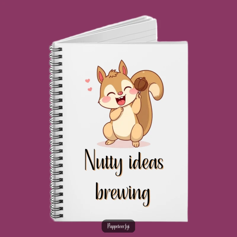 Playful Squirrel Puppet Notebook: Acrobatic Ideas!