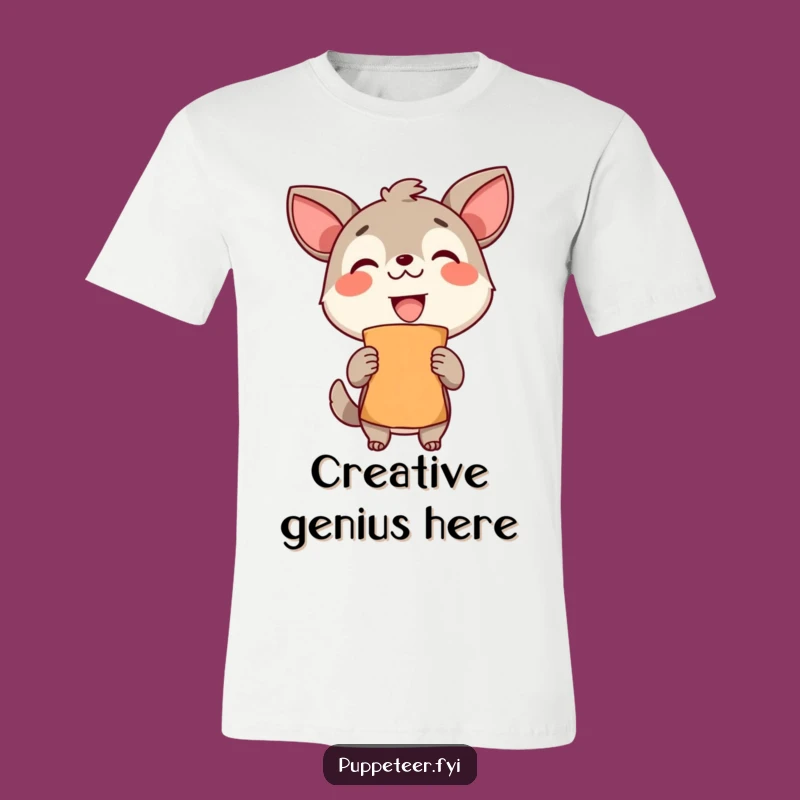 Funny Proud Animal Crafter T-Shirt - Comedic Puppet Artisan Gift