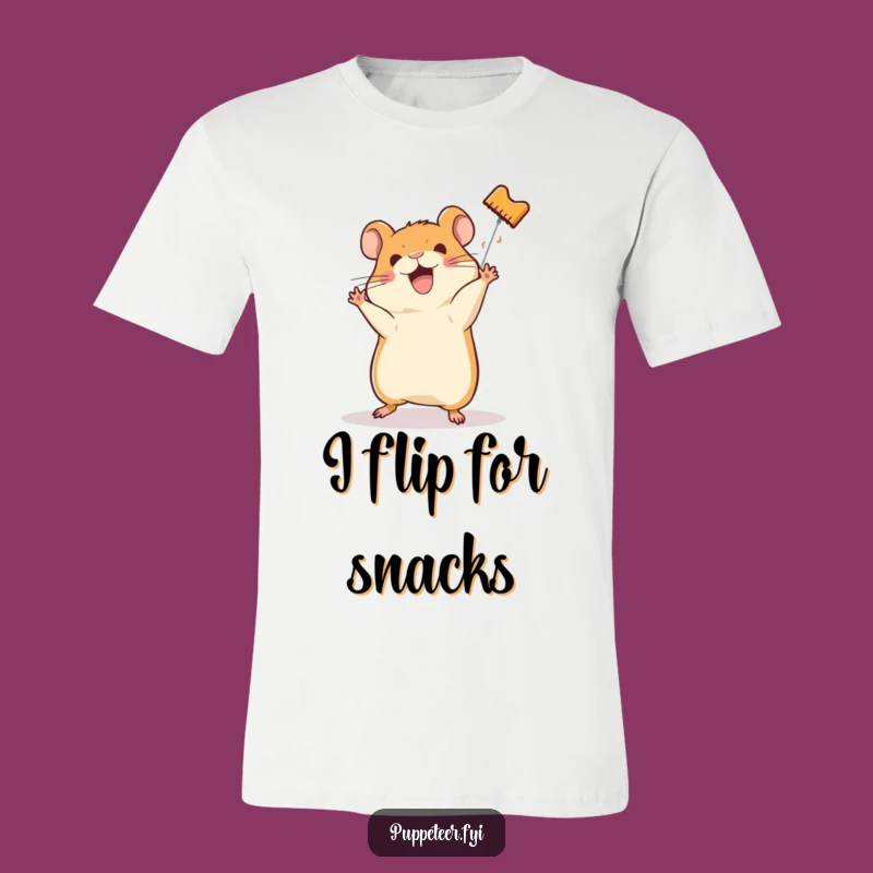 Funny Hamster Puppet Somie T-Shirt: Happy Acrobat Tee
