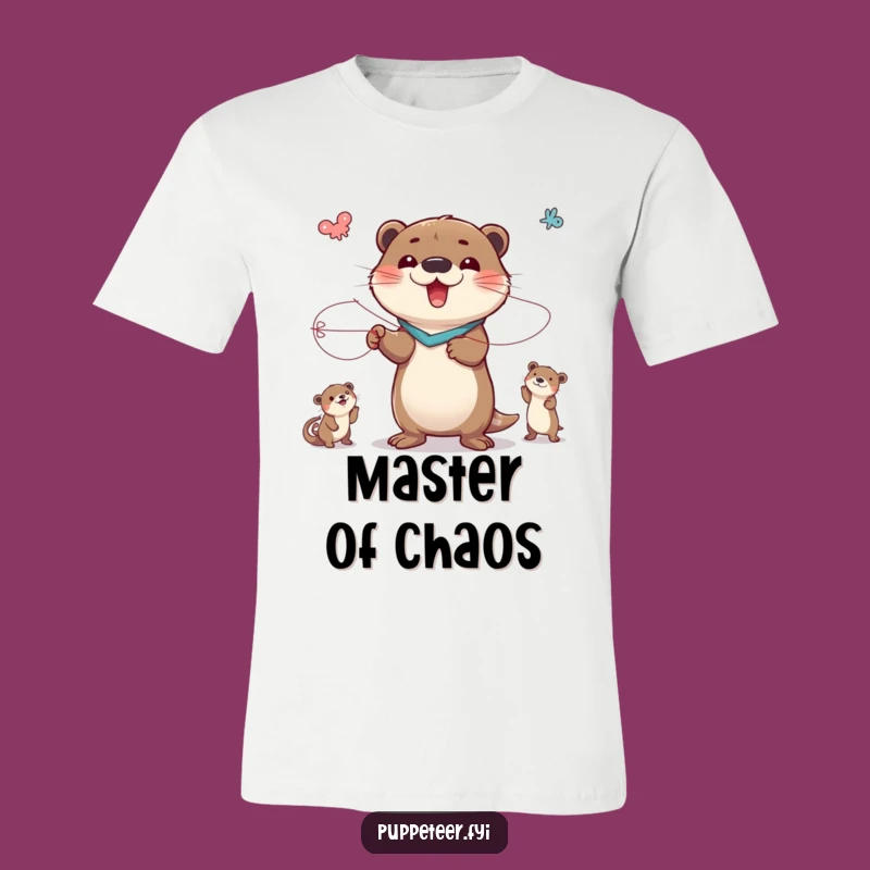 Funny Otter Showman T-Shirt: Hilarious Drama King Animal Control Tee