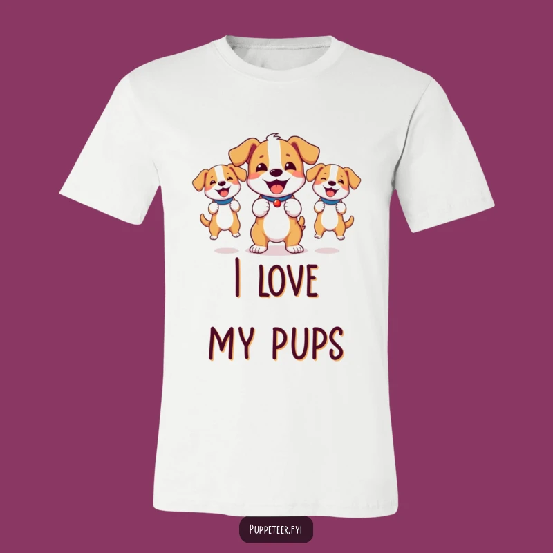 Funny Bouncy Dog Puppet Master T-Shirt: Wear Your Playfulness with Pride