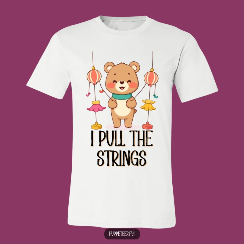 Funny Bear Puppet Show T-Shirt: Wearable Humor for Puppet Enthusiasts