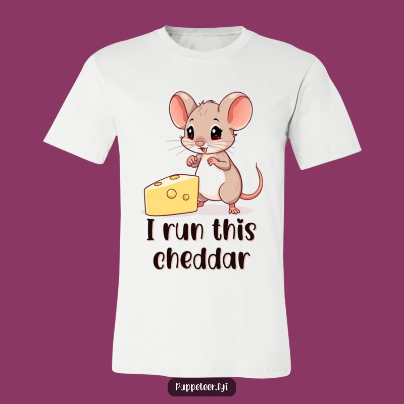 Funny Mouse Puppet T-Shirt: Determined Leader Tee, Skillful and Humorous Gift