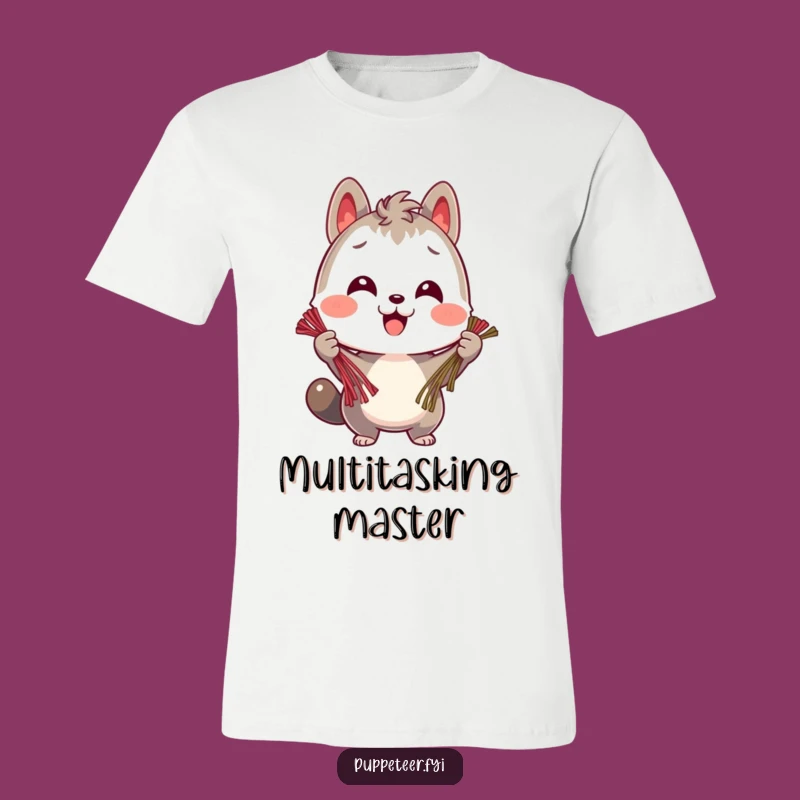 Funny Juggler T-Shirt - Cheerful Animal String Handler Tee Gift