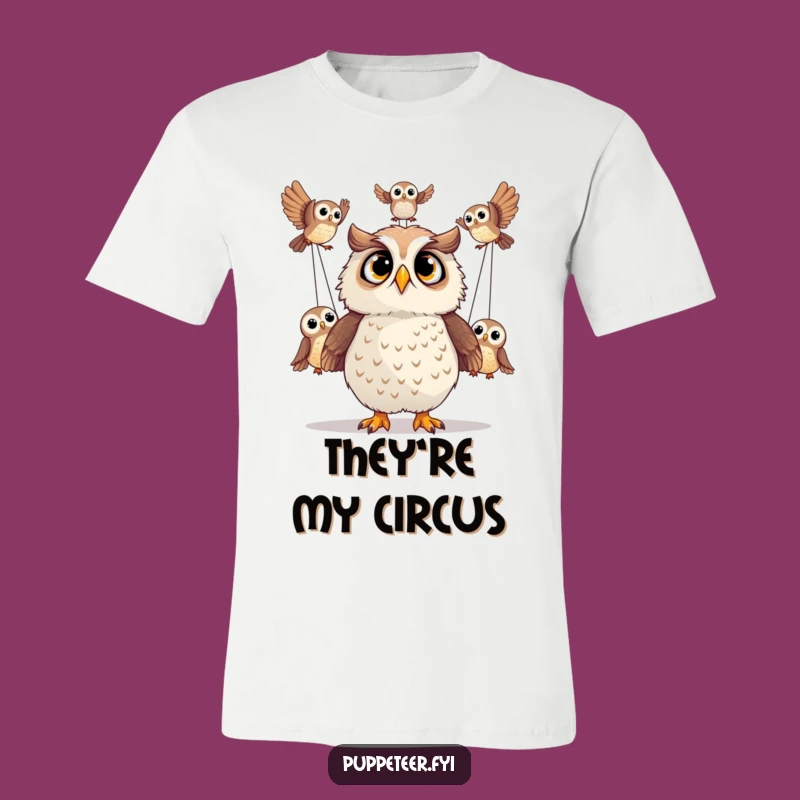 Funny Surprised Owl Acrobatics T-Shirt: Wear Your Astonishment with Pride