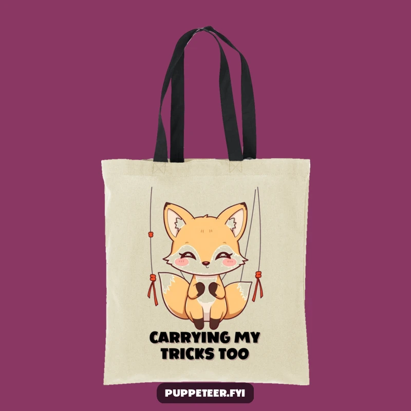Funny Graceful Fox Tote Bag - Carry Your Charm!