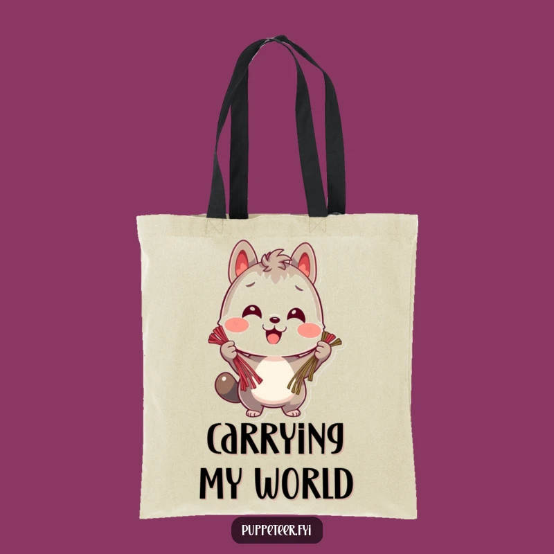 Funny Task Master Tote Bag - Cheerful Animal Accessory for Organization Gift
